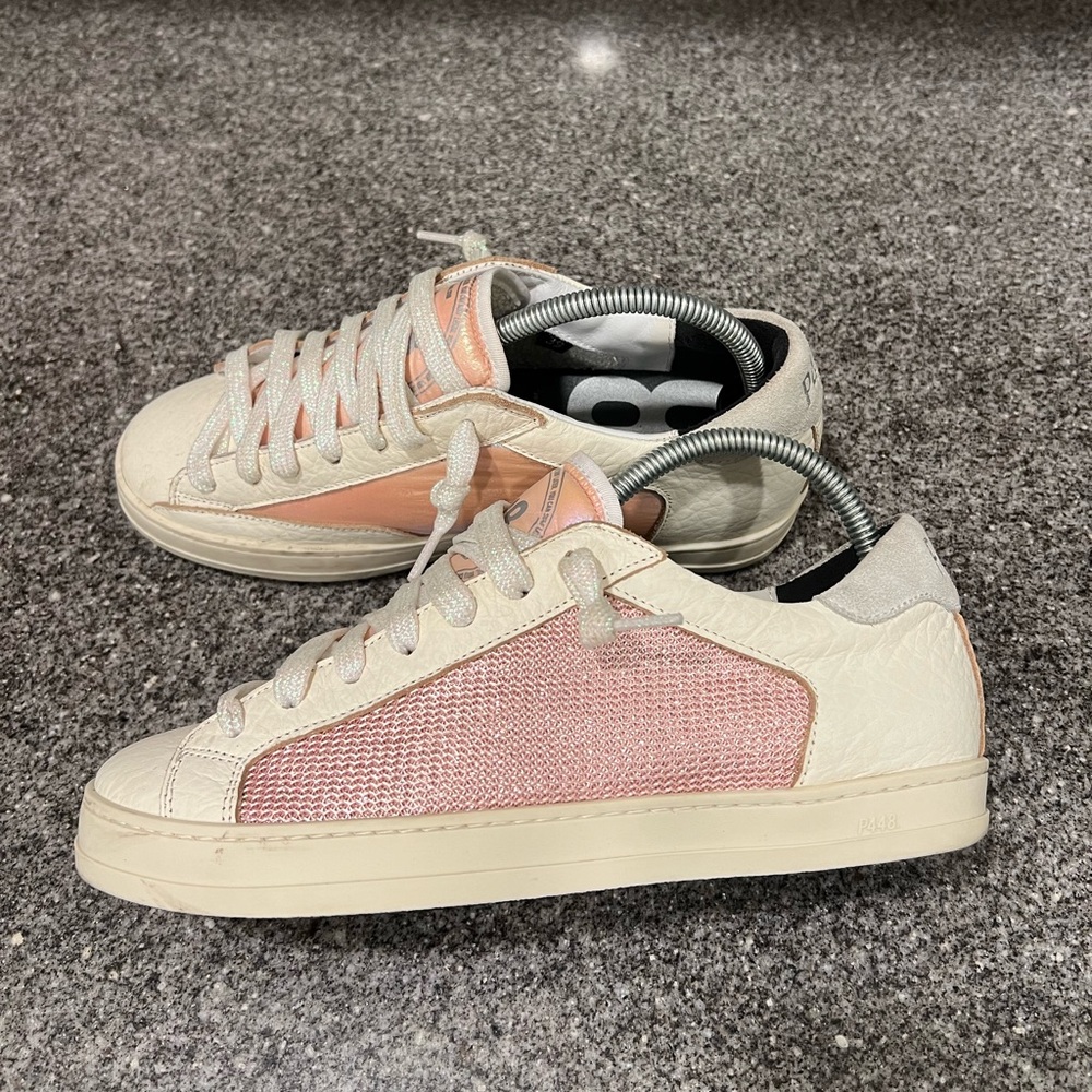 Women’s P448 Leather Sneakers - Size 39, 8.5